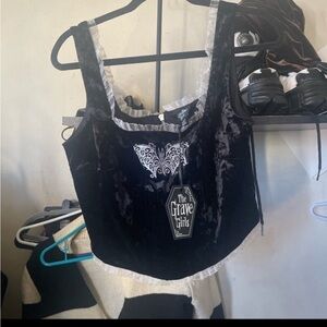 Grave girls corset top